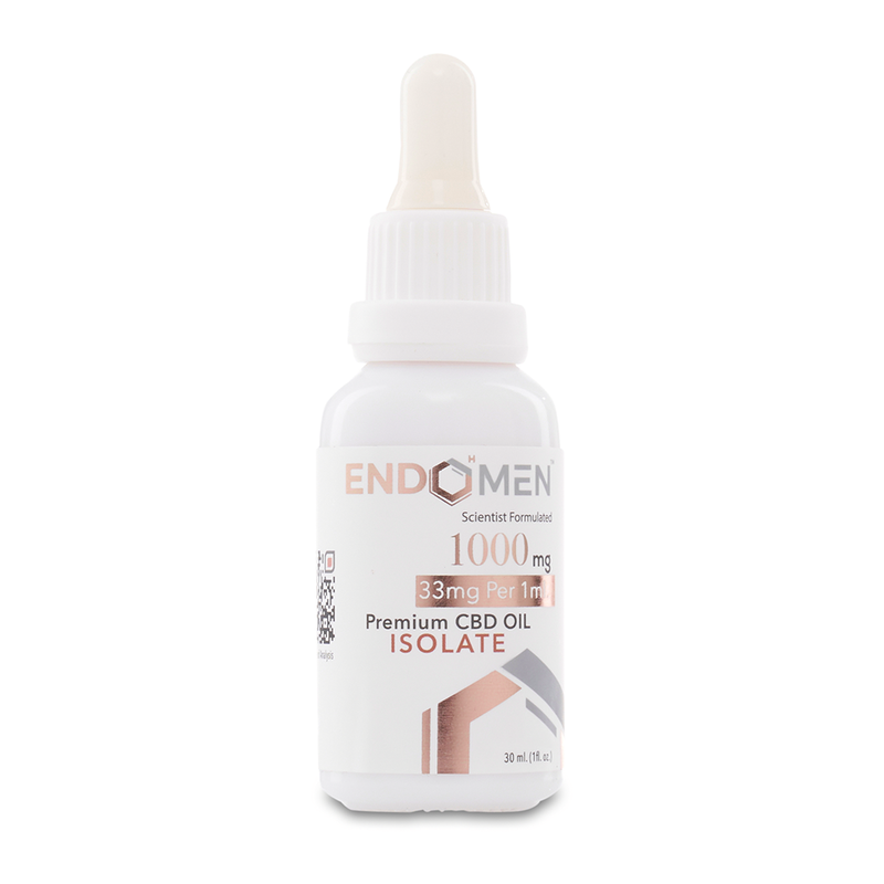 EndoMen Isolate Superior Grade CBD Oil Tincture 1000mg